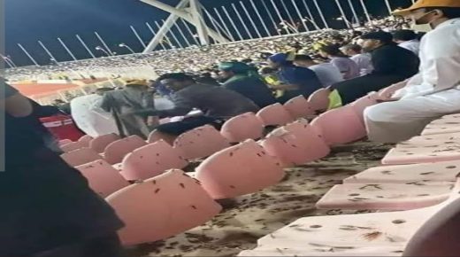 تصريحات السعوديه عن الفيديو المتداول لغزو الجراد في مبارة النصر والوحدة